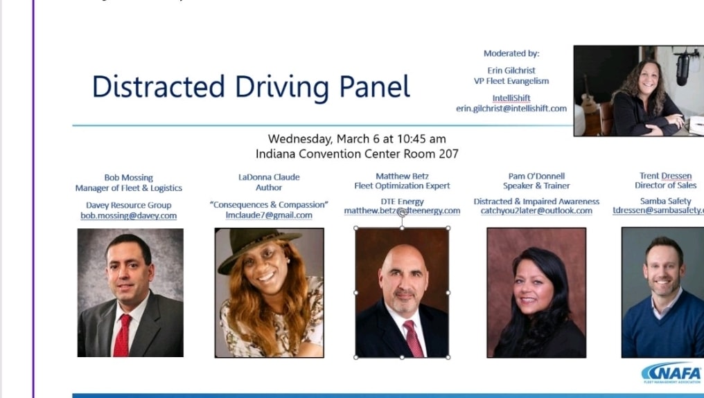 LaDonna Claude featured as panelist at Distracted Driving Panel — Indiana Convention Center
